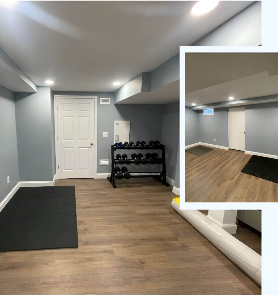 Basement remodeling Framingham MA remodeled
